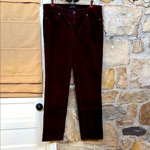 Beautiful Maroon Talbots Corduroys